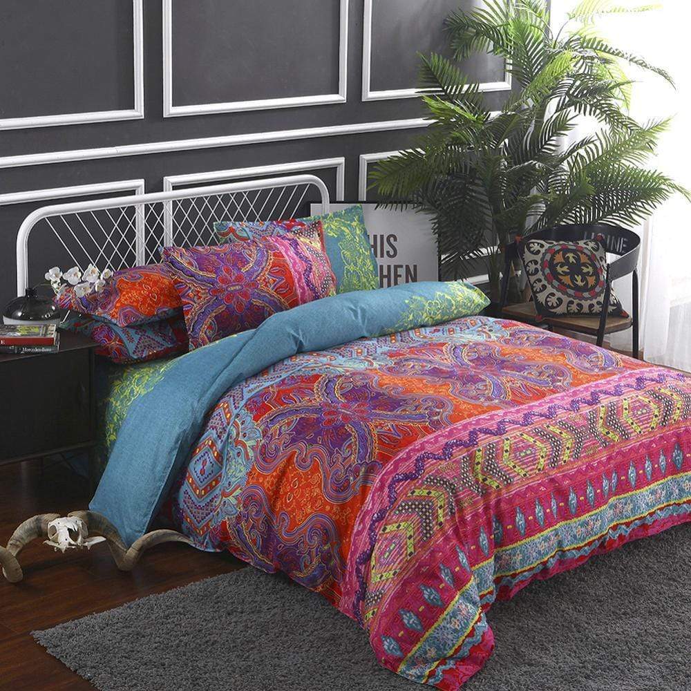 Ethnic Bohemian Pattern Duvet Cover Set Duvet Covers & Sets