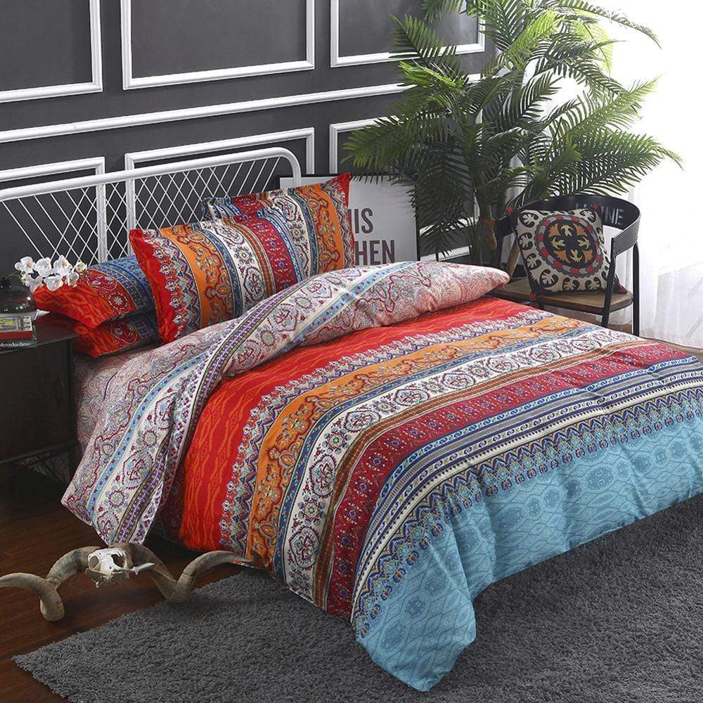 Ethnic Bohemian Pattern Duvet Cover Set Duvet Covers & Sets