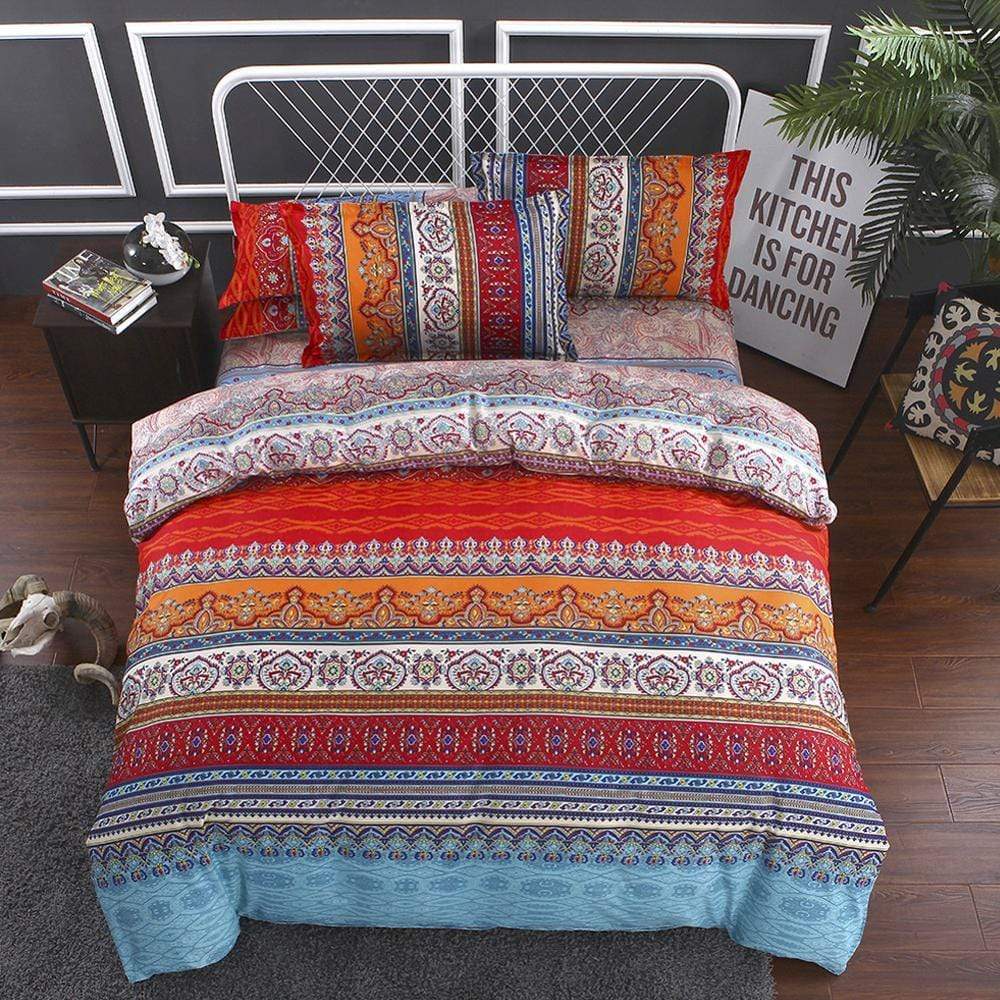 Ethnic Bohemian Pattern Duvet Cover Set Duvet Covers & Sets