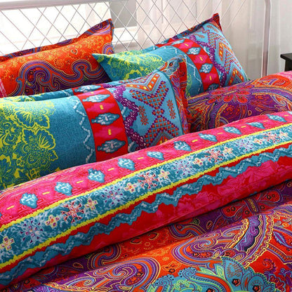 Ethnic Bohemian Pattern Duvet Cover Set Duvet Covers & Sets