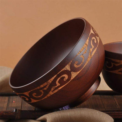 Ethnic Wooden Bowl Dining Bowls