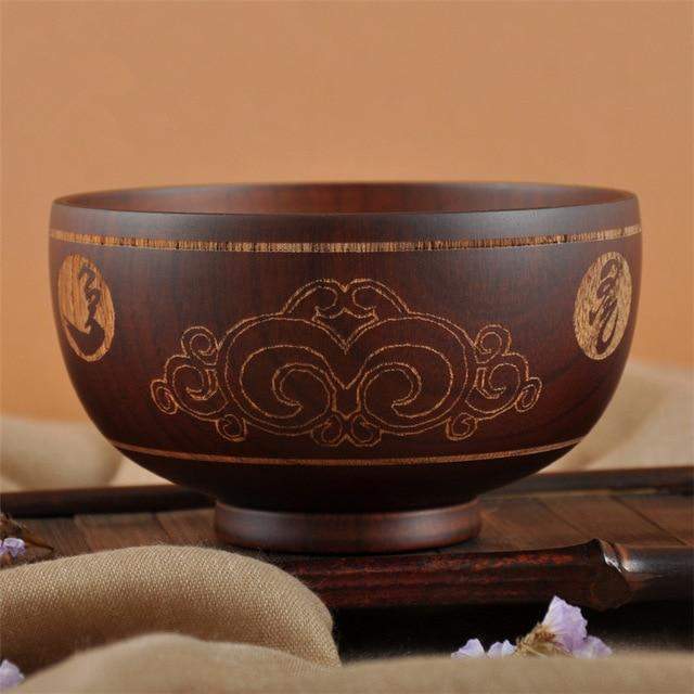 Ethnic Wooden Bowl Dining Bowls