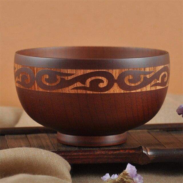 Ethnic Wooden Bowl Dining Bowls