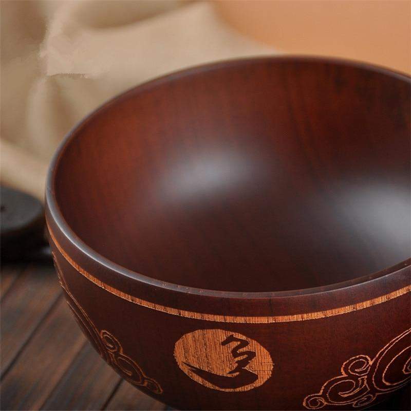 Ethnic Wooden Bowl Dining Bowls