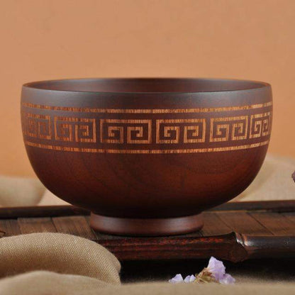 Ethnic Wooden Bowl Dining Bowls