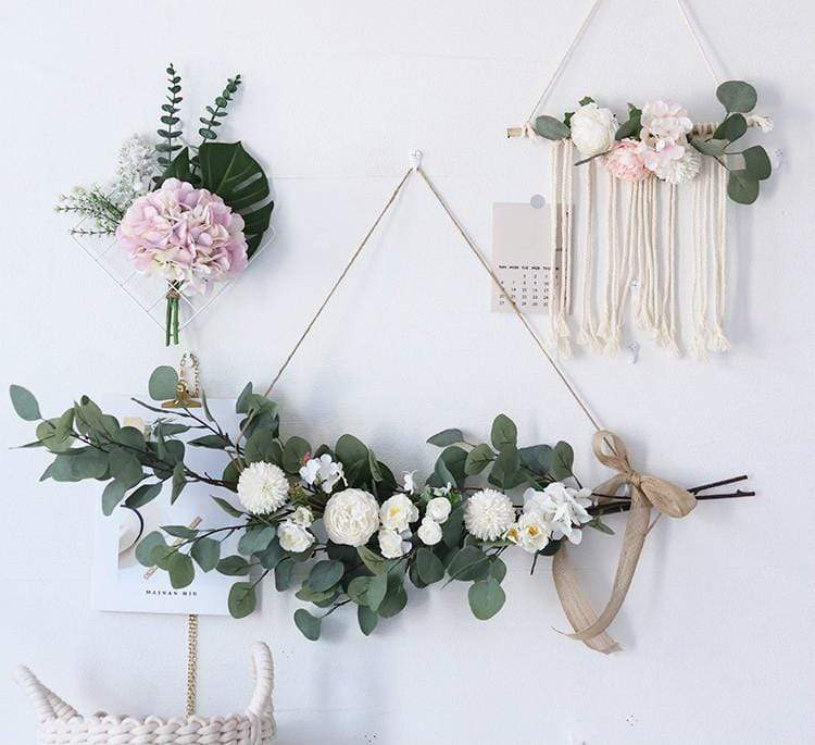 Eucalyptus Leaf & Flower Wreath