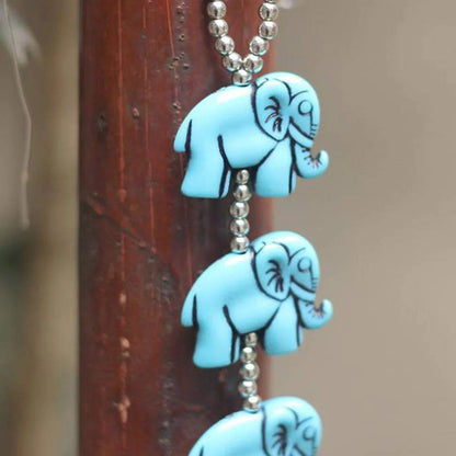 Evil Eye Amulet With Elephants