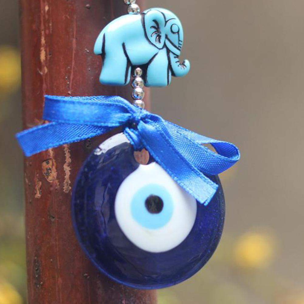 Evil Eye Amulet With Elephants