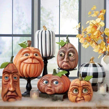 Expressive Pumpkin Decor