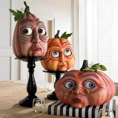 Expressive Pumpkin Decor