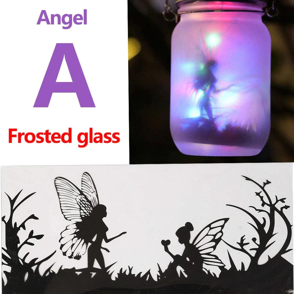 Fairy Mason Jar Solar Lamp fairy jar Fairy Mason Jar Solar Lamp