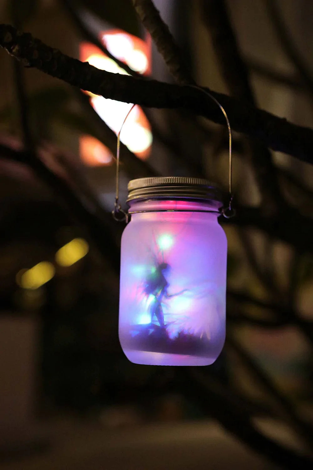 Fairy Mason Jar Solar Lamp fairy jar Fairy Mason Jar Solar Lamp