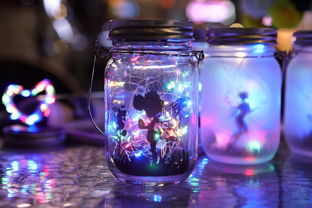 Fairy Mason Jar Solar Lamp fairy jar Fairy Mason Jar Solar Lamp