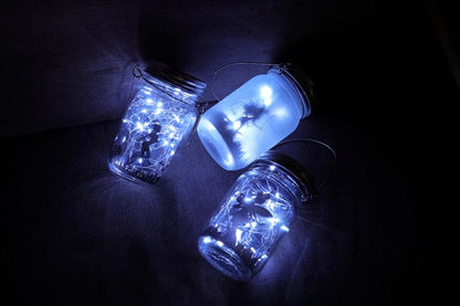 Fairy Mason Jar Solar Lamp fairy jar Fairy Mason Jar Solar Lamp