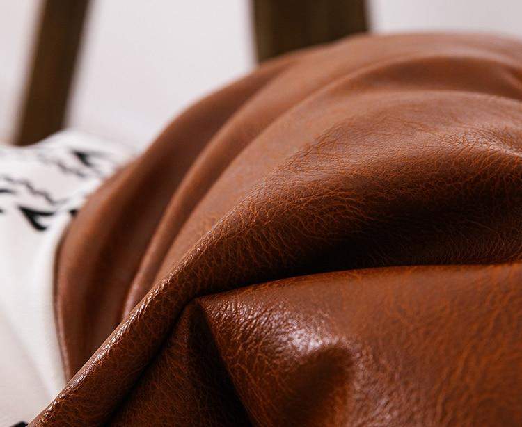 Faux Leather Cushion Cover