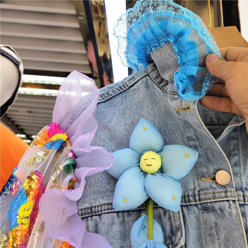 Felicia Floral Denim Jacket