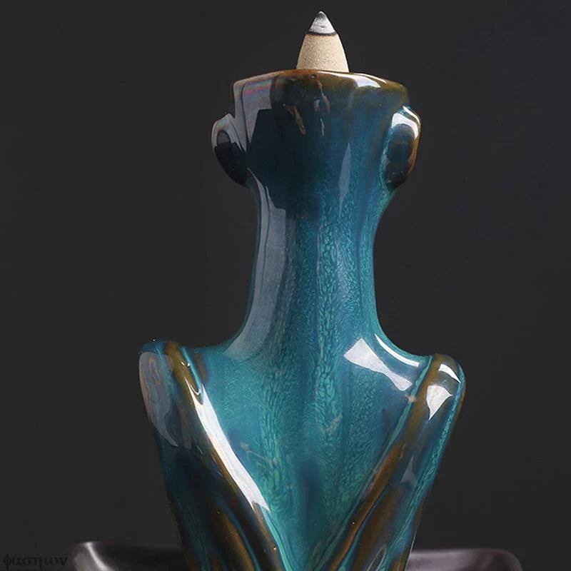 Female Form Backflow Incense Burner