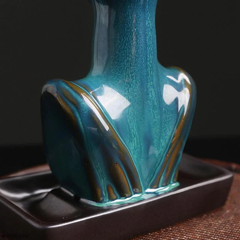 Female Form Backflow Incense Burner