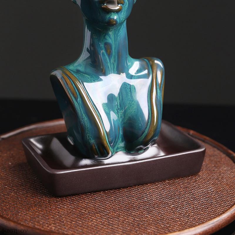 Female Form Backflow Incense Burner