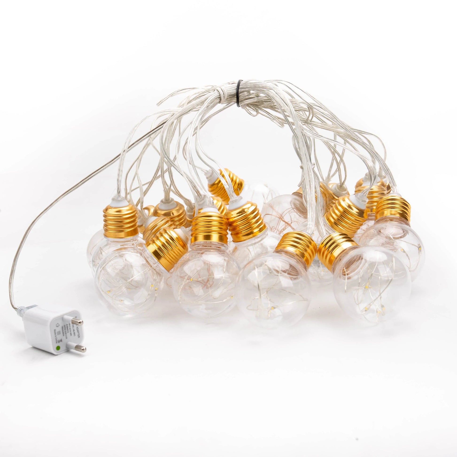 Festoon Brass Micro String Fairy Lights