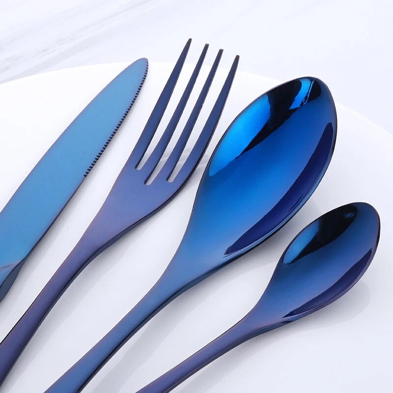 Oceano Gleam | Stainless Steel Flatware Set with Elegant Design for Timeless Dining