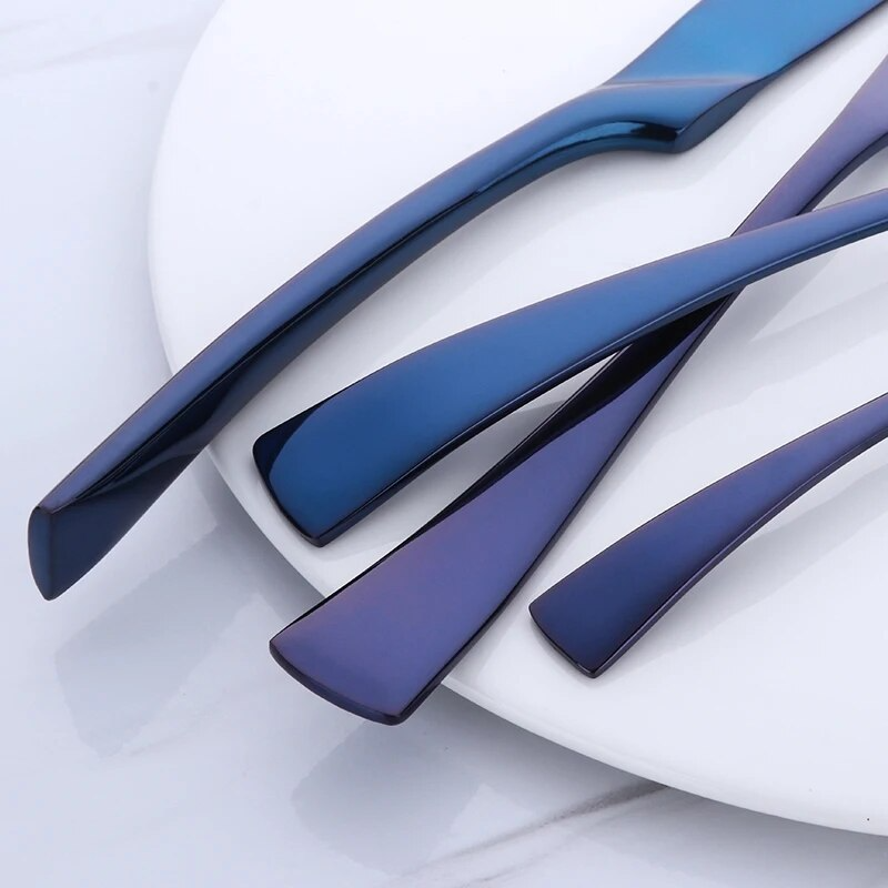 Oceano Gleam | Stainless Steel Flatware Set with Elegant Design for Timeless Dining