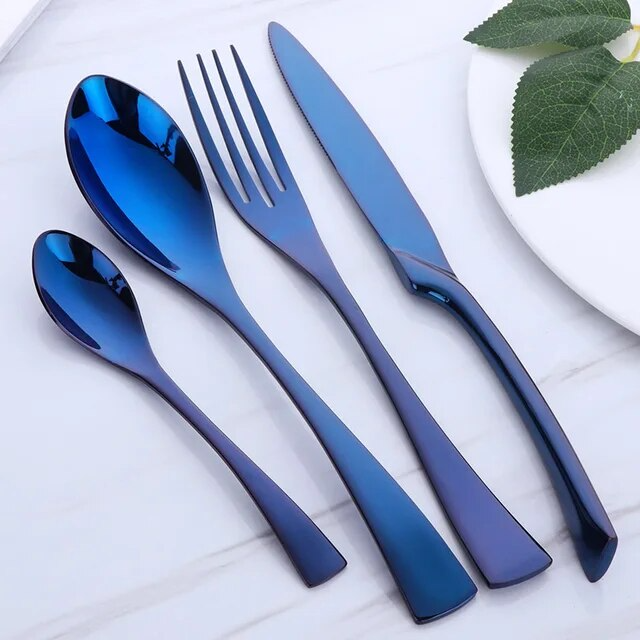 Oceano Gleam | Stainless Steel Flatware Set with Elegant Design for Timeless Dining