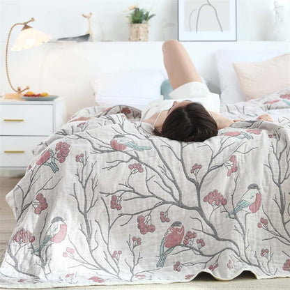 Flock Of Birds Throw Blanket