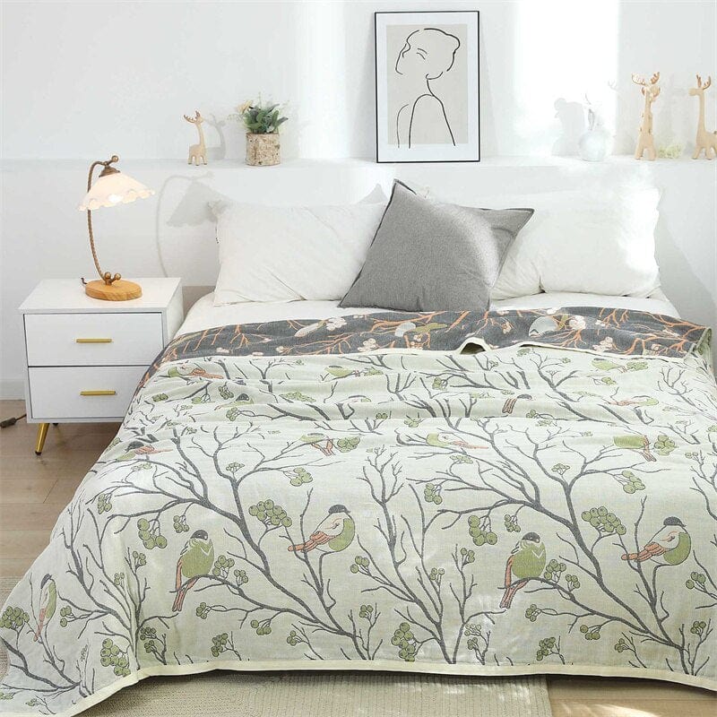 Flock Of Birds Throw Blanket