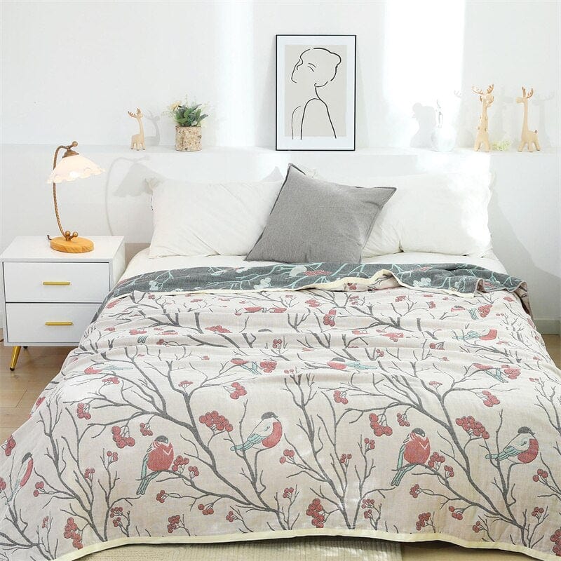 Flock Of Birds Throw Blanket