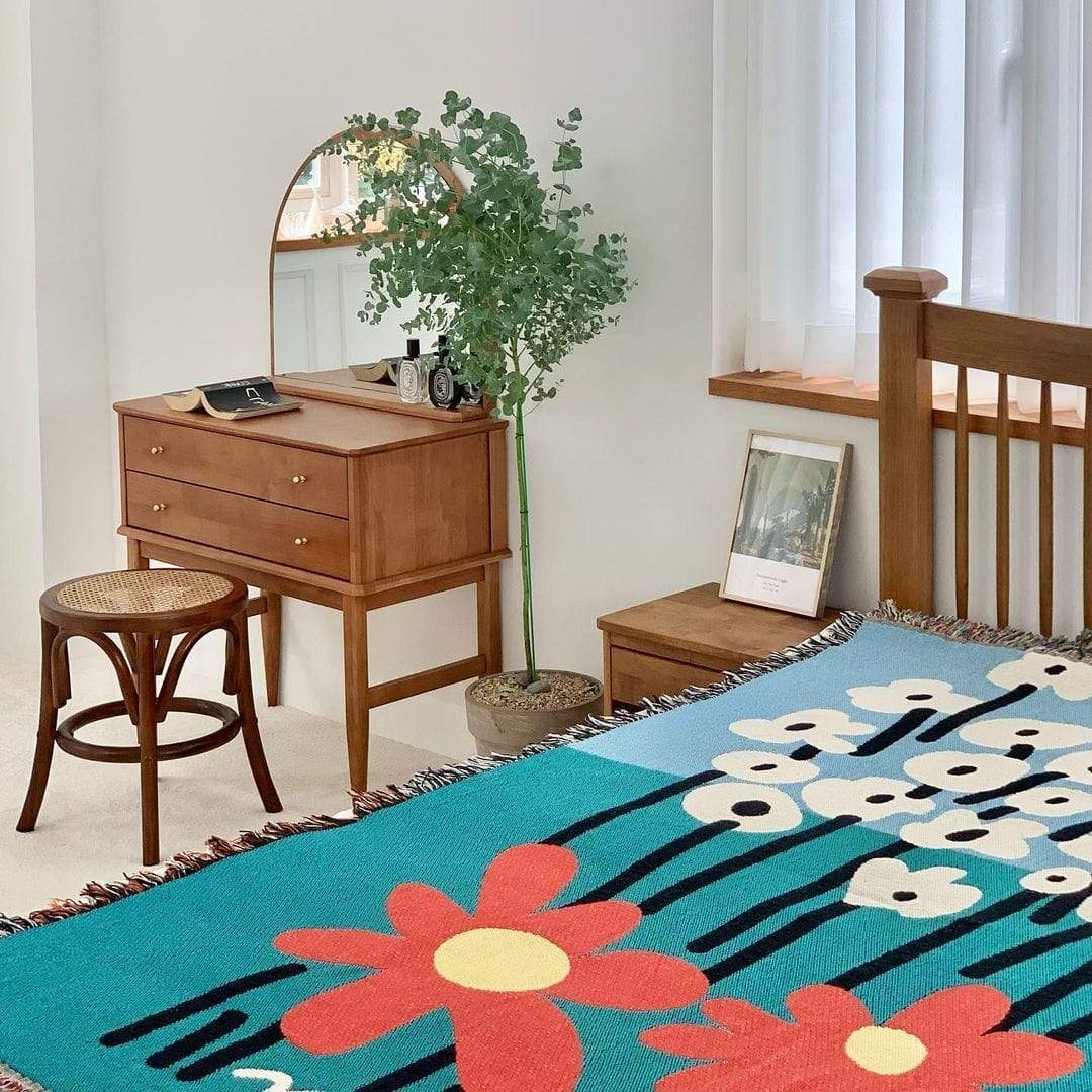 Floral Fields Throw Blanket Blankets & Throws