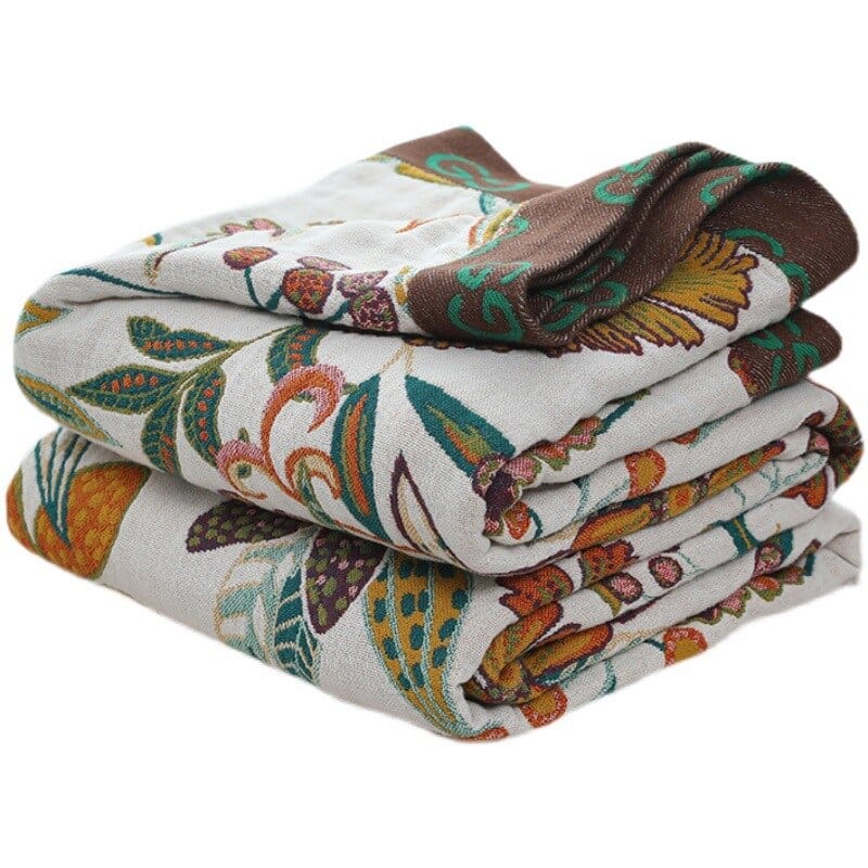 Floral Garden Throw Blankets