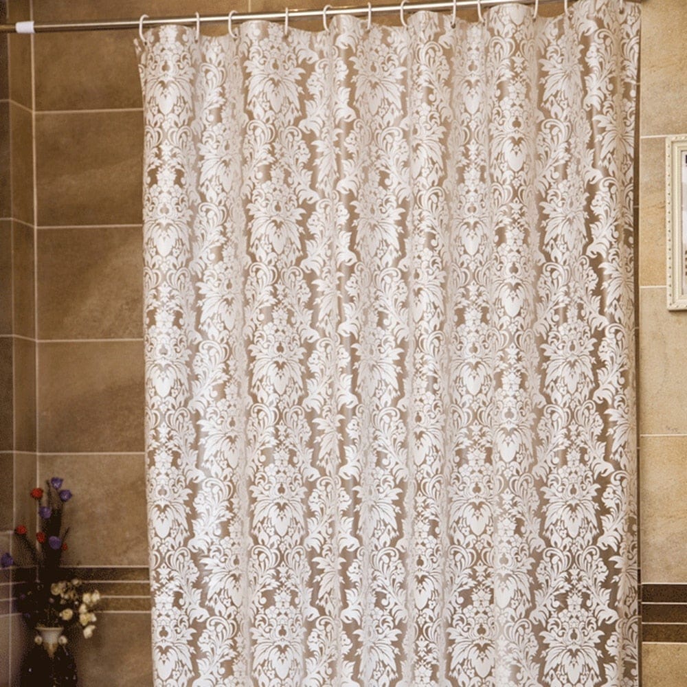 Floral Mildew Shower Curtain