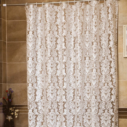 Floral Mildew Shower Curtain