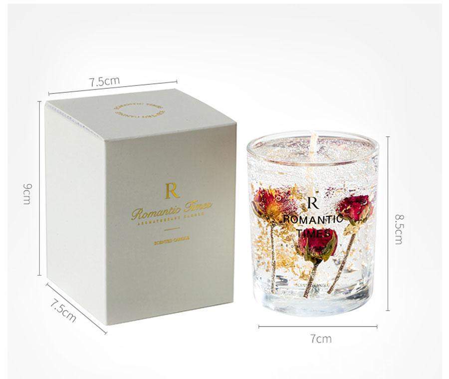 Flower Fruit Essential Scented Candles