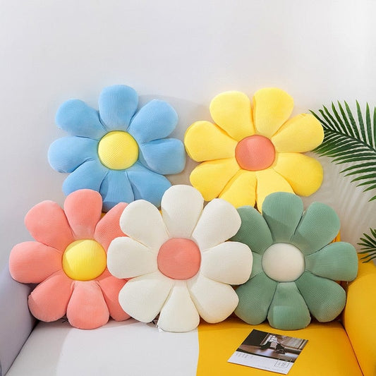 Flower-Shaped Pillow Cushions