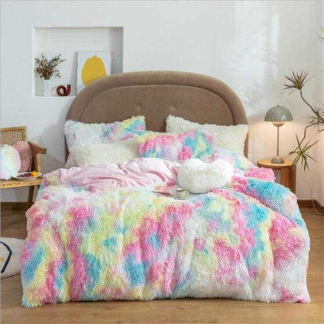 Fluffy Duvet Cover Set Duvet Covers & Sets