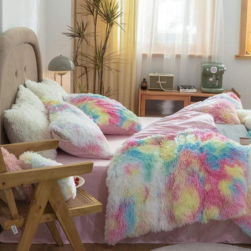 Fluffy Duvet Cover Set Duvet Covers & Sets