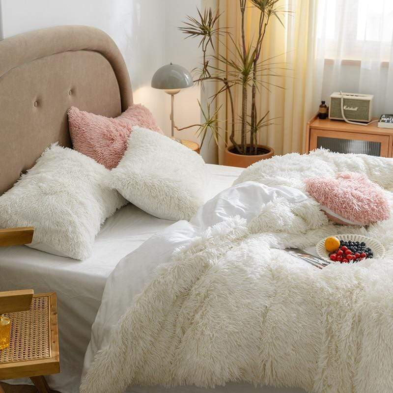 Fluffy Duvet Cover Set Duvet Covers & Sets