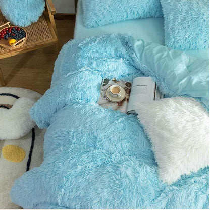 Fluffy Duvet Cover Set Duvet Covers & Sets