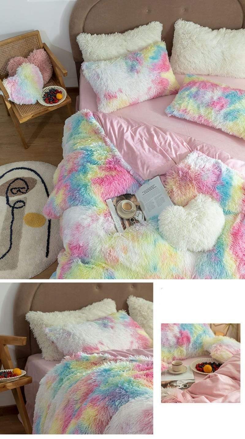 Fluffy Duvet Cover Set Duvet Covers & Sets