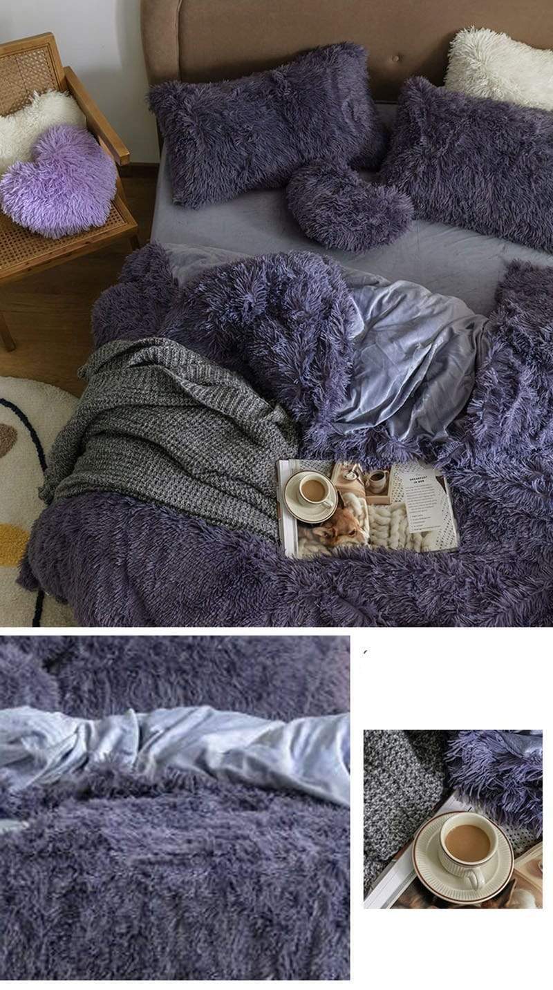 Fluffy Duvet Cover Set Duvet Covers & Sets