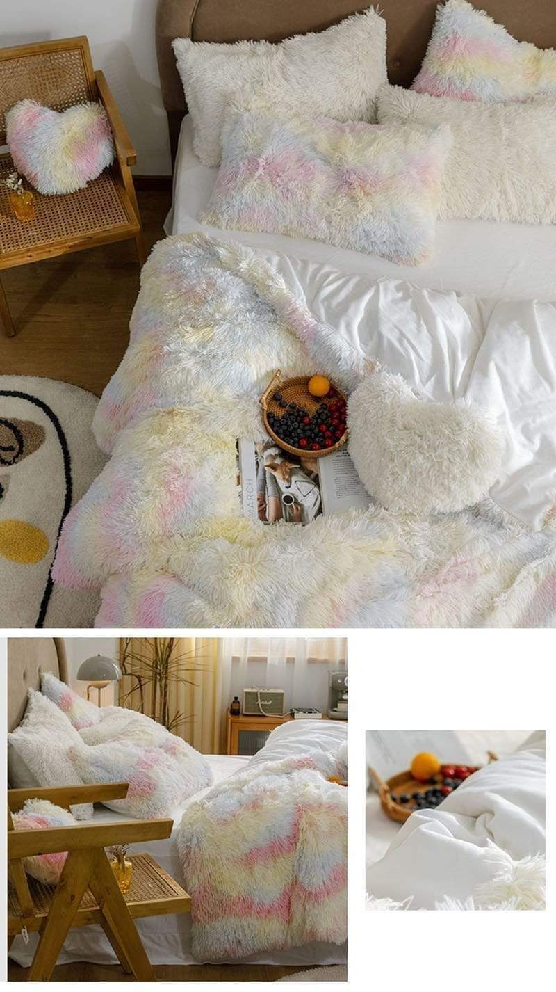 Fluffy Duvet Cover Set Duvet Covers & Sets