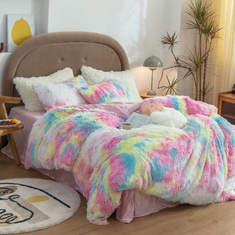 Fluffy Duvet Cover Set Duvet Covers & Sets