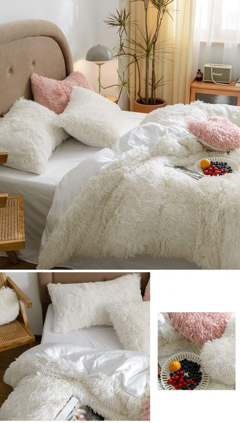 Fluffy Duvet Cover Set Duvet Covers & Sets