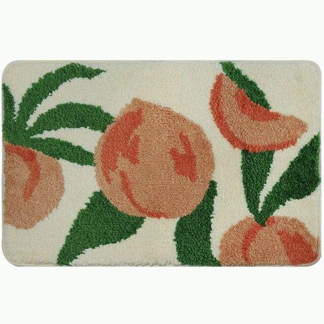 Fluffy Peach Bathmat Bath Mat