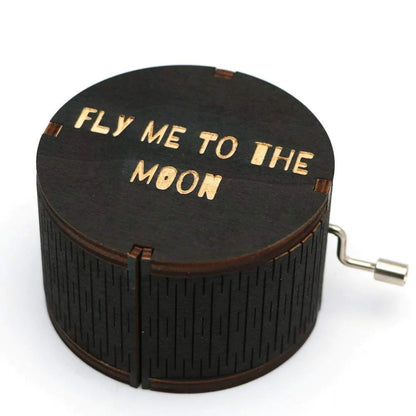 Fly Me To The Moon Antique Music Box