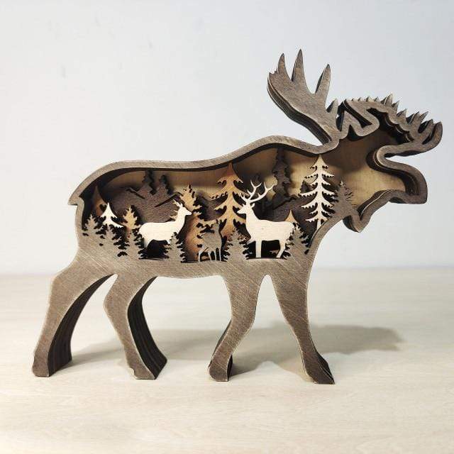 Forest Animals Wooden Ornament