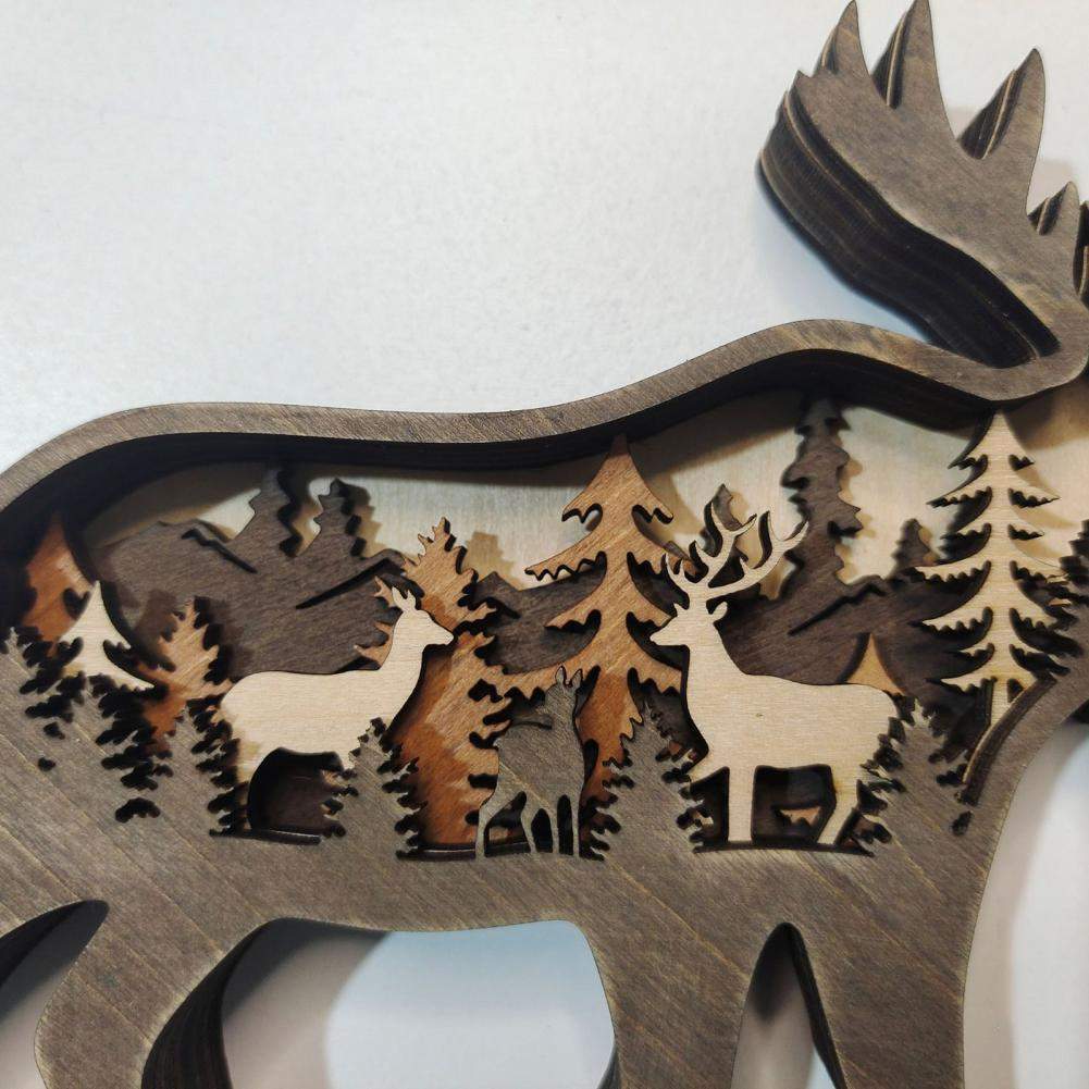 Forest Animals Wooden Ornament