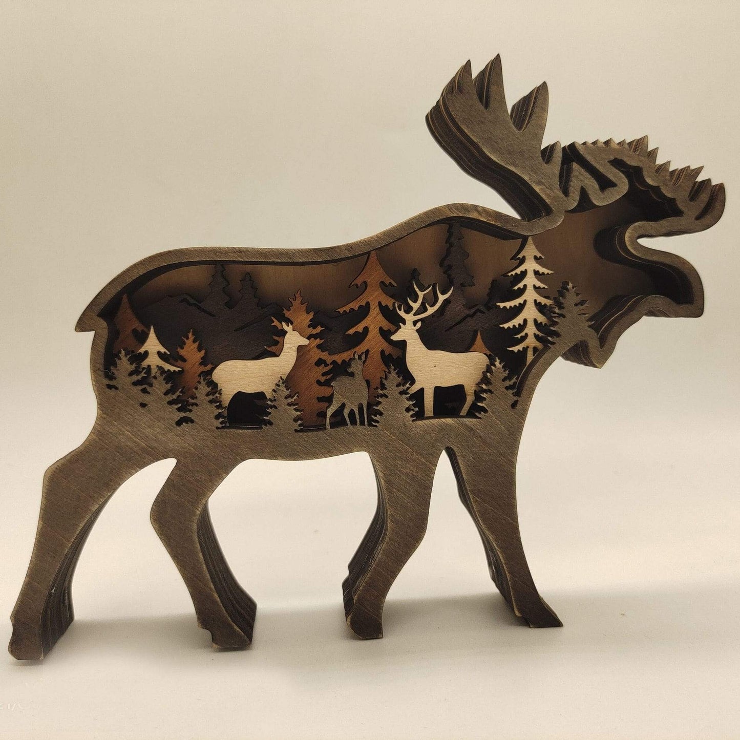 Forest Animals Wooden Ornament